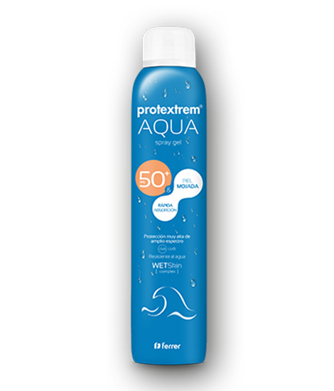 Aqua – Spray gel, sunscreen for wet skin