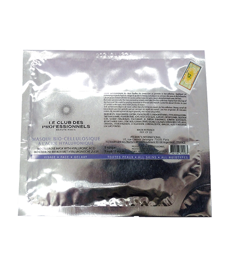 Bio-cellulose mask with hyaluronic acid